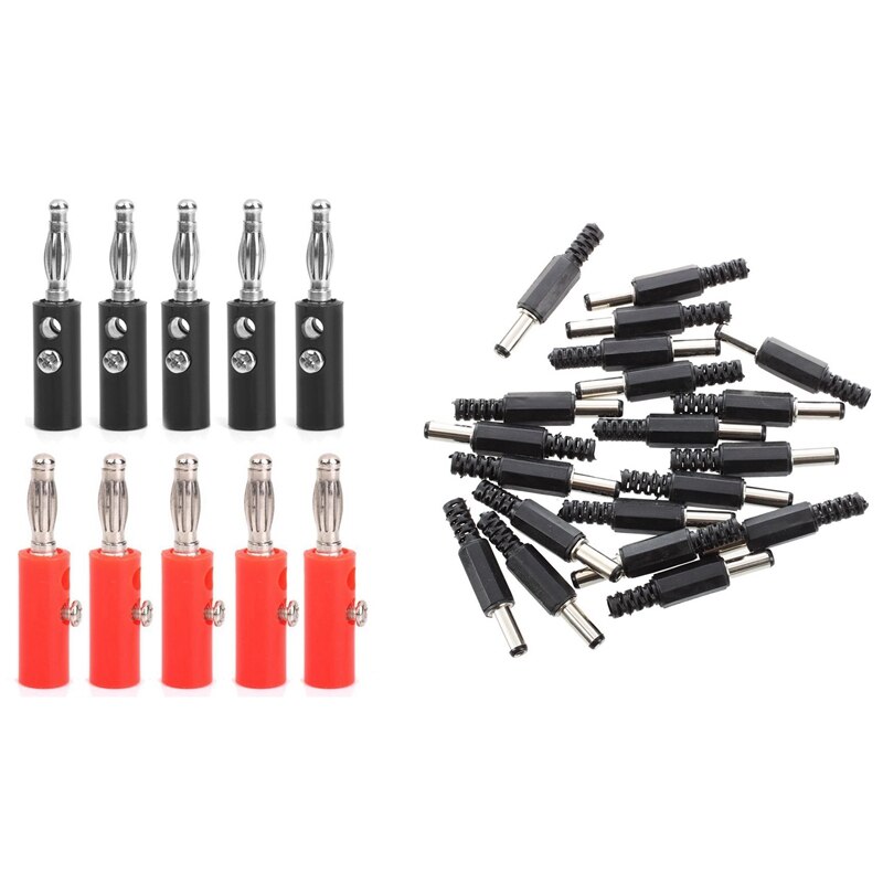 20Pcs  2.5Mm X 5.5Mm DC   ÷  , 10Pcs 4Mm  ٳ ÷ Ŀ 